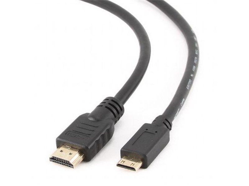 Кабель HDMI-miniHDMI Cablexpert CC-HDMI4C-10, 19M/19M, 3.0м, v1.4, 3D, Ethernet, черный, позол.разъемы, экран, пакет