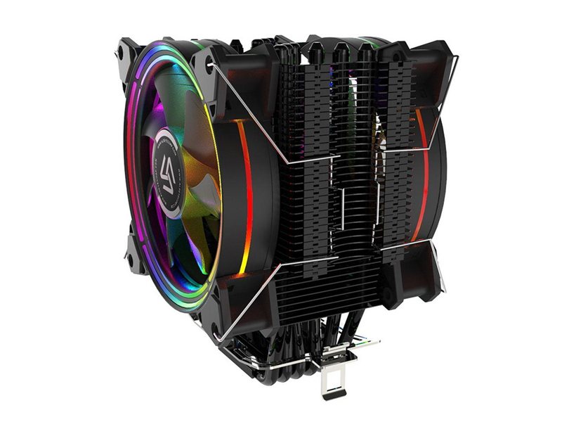 Вентилятор корпусной Вентилятор ALSEYE H120D Universal, TDP 200W, Heat Pipe:6mm*6pcs, 800;2000RPM, 11.6-35.3dB(A), RGB, RTL {18} (872339)/(874043)