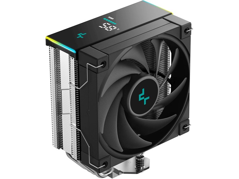 Устройство охлаждения(кулер) Deepcool AK400 Digital SE ARGB Soc-AM5/AM4/1200/1700/1851 черный 4-pin 19-28dB Al+Cu LCD 220W 812gr Ret (R-AK400-BKADMN-GJD)