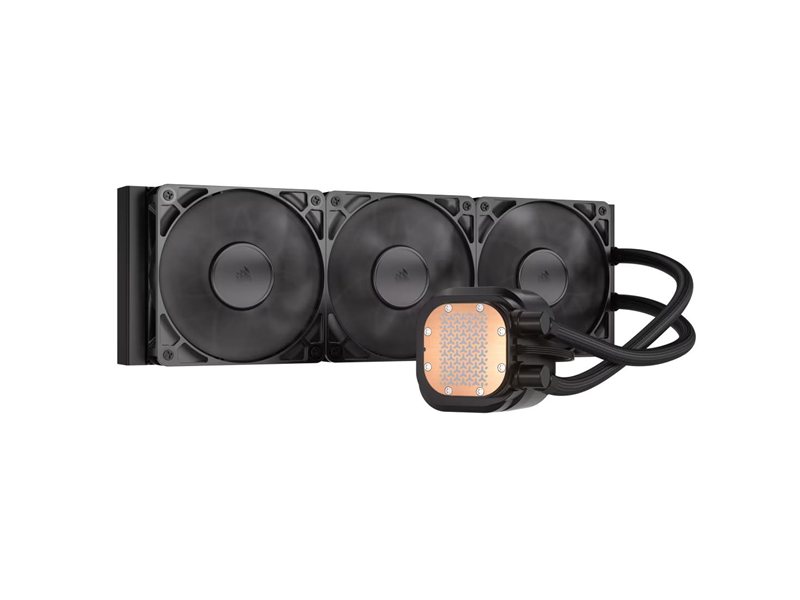 Система жидкостного охлаждения/ Water Cooling System Corsair NAUTILUS 360 ARGB (360mm, Black, Fans: 3x120mm, 72.8CFM, 36dBA, 1700RPM/ S: 1851, 1700, AM5, AM4)