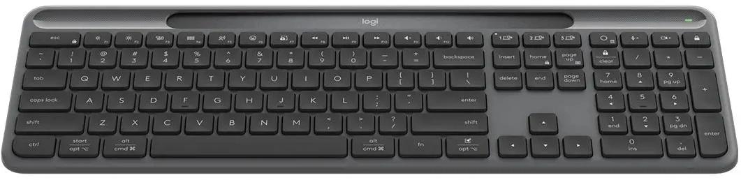Клавиатура Logitech K980 графитовый беспроводная BT slim (920-013768)