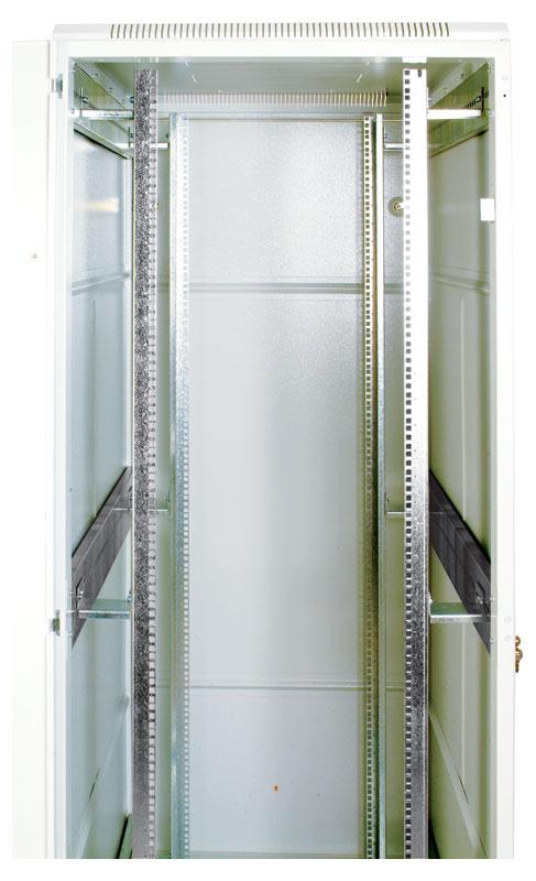 Шкаф коммутационный ЦМО (ШТК-М-42.8.8-1ААА) напольный 42U 800x800мм пер.дв.стекл задн.дв.стал.лист 2 бок.пан. направл.под закл.гайки 1010кг серый 655мм 123.3кг 180град. 2030мм