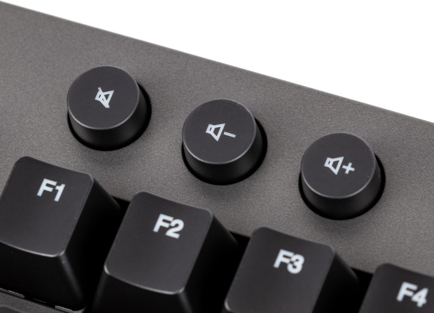 Клавиатура Lenovo K500 RGB механическая черный USB Multimedia for gamer LED (подставка для запястий) (GY40T26479) кабель 1.8м