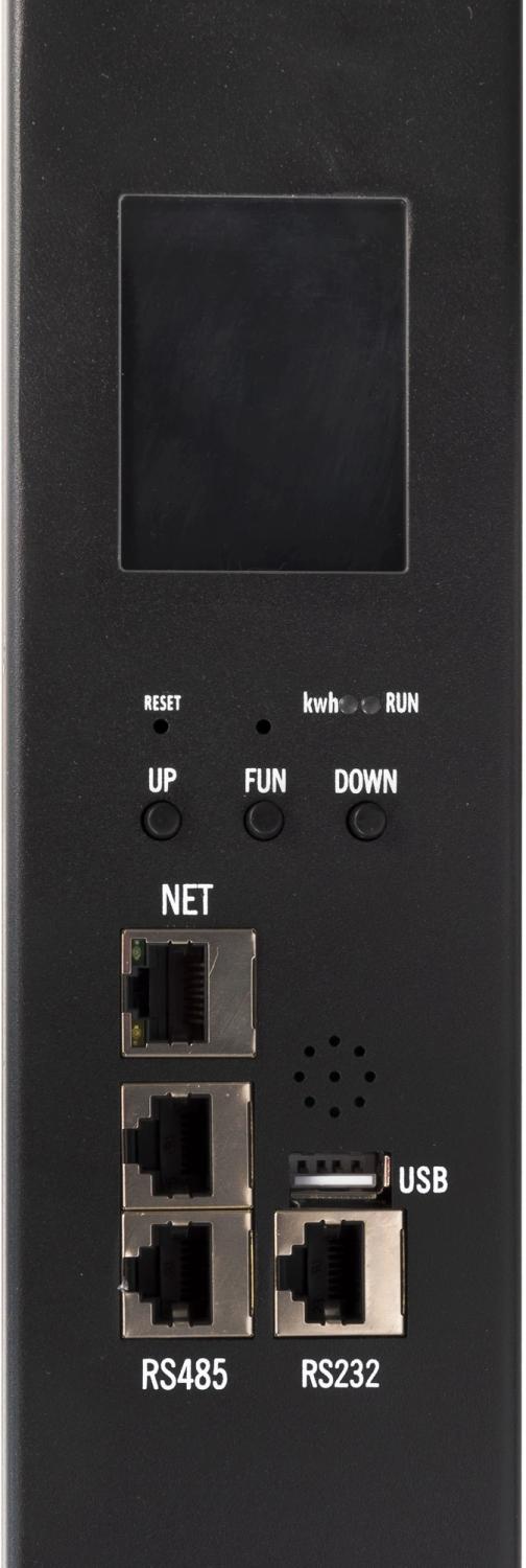Блок распределения питания Powercom PDU-32AVMS24-18C3-6C9-3P верт.размещ. 18xC13 6xC19 с сетевым мониторингом 3x32A EN 60309 2м