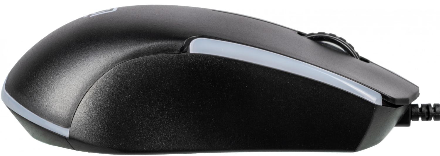 Мышь Оклик 245M черный оптическая 1000dpi USB 3but (471479)