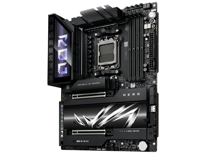 Материнская плата ASUS ROG CROSSHAIR X870E EXTREME AM5 E-ATX 4xDDR5 2xPCIEx16 5xM.2 4xUSB-C HDMI 5GLAN 10GLAN Wi-Fi 7