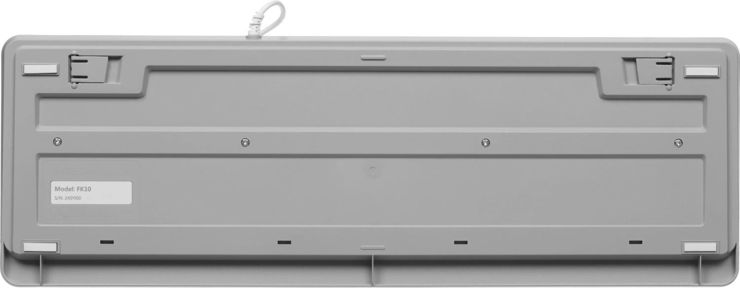 Клавиатура + мышь A4Tech Fstyler F1010 клав:белый/серый мышь:белый/серый USB Multimedia (F1010 WHITE)
