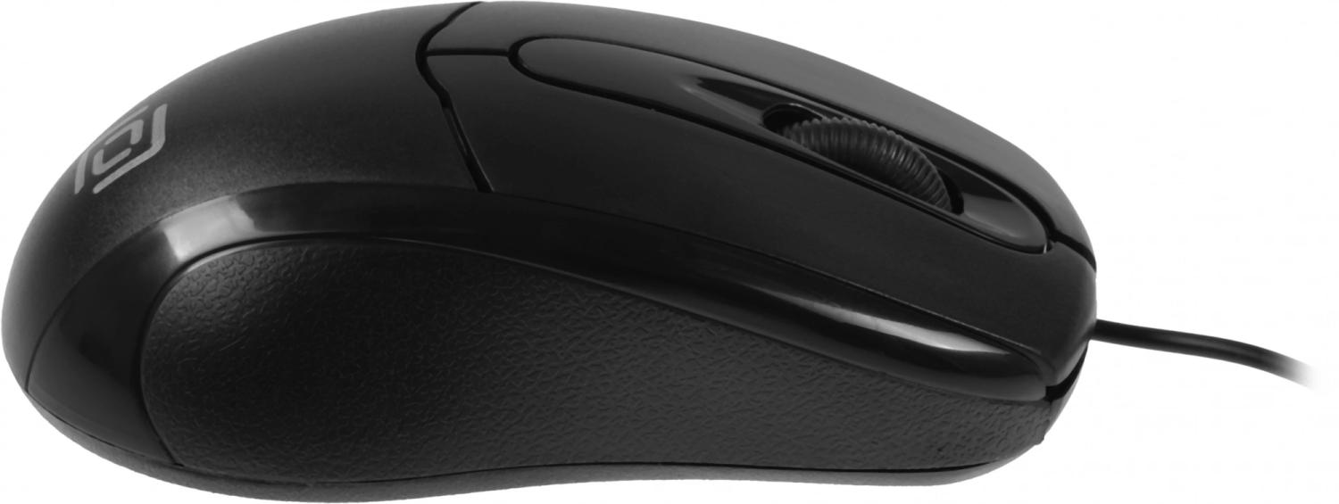 Мышь Оклик 305M черный оптическая 1000dpi USB 3but (412850)