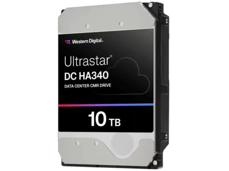 Жесткий диск Western Digital Ultrastar DC HA340 HDD 3.5" SATA 10Тb, 7200rpm, 512MB buffer, 512e (0B47062), 1 year