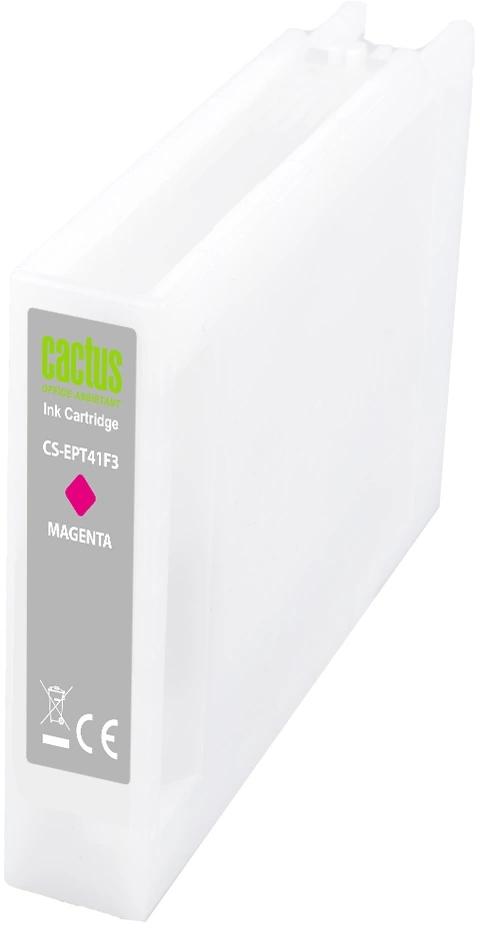 Картридж струйный Cactus CS-EPT41F3 T41F3 пурп.пигм. (350мл) для Epson SureColor SC-T5400M/SC-T3405/SC-T5405 с чипом