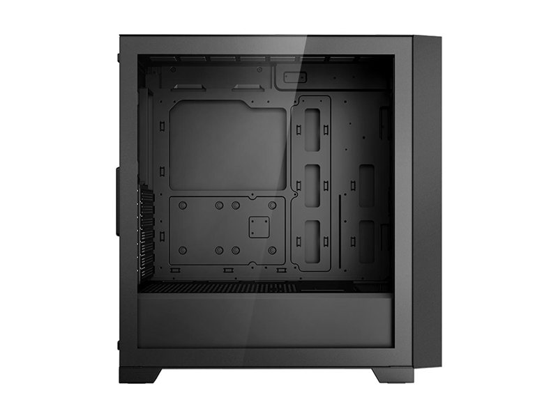 Корпус без блока питания/ Case PCCooler C3D510 BK, Midi-Tower, TG, Mesh, no fans, 2xUSB-A 3.0, E-ATX, ATX, mATX, mITX Black