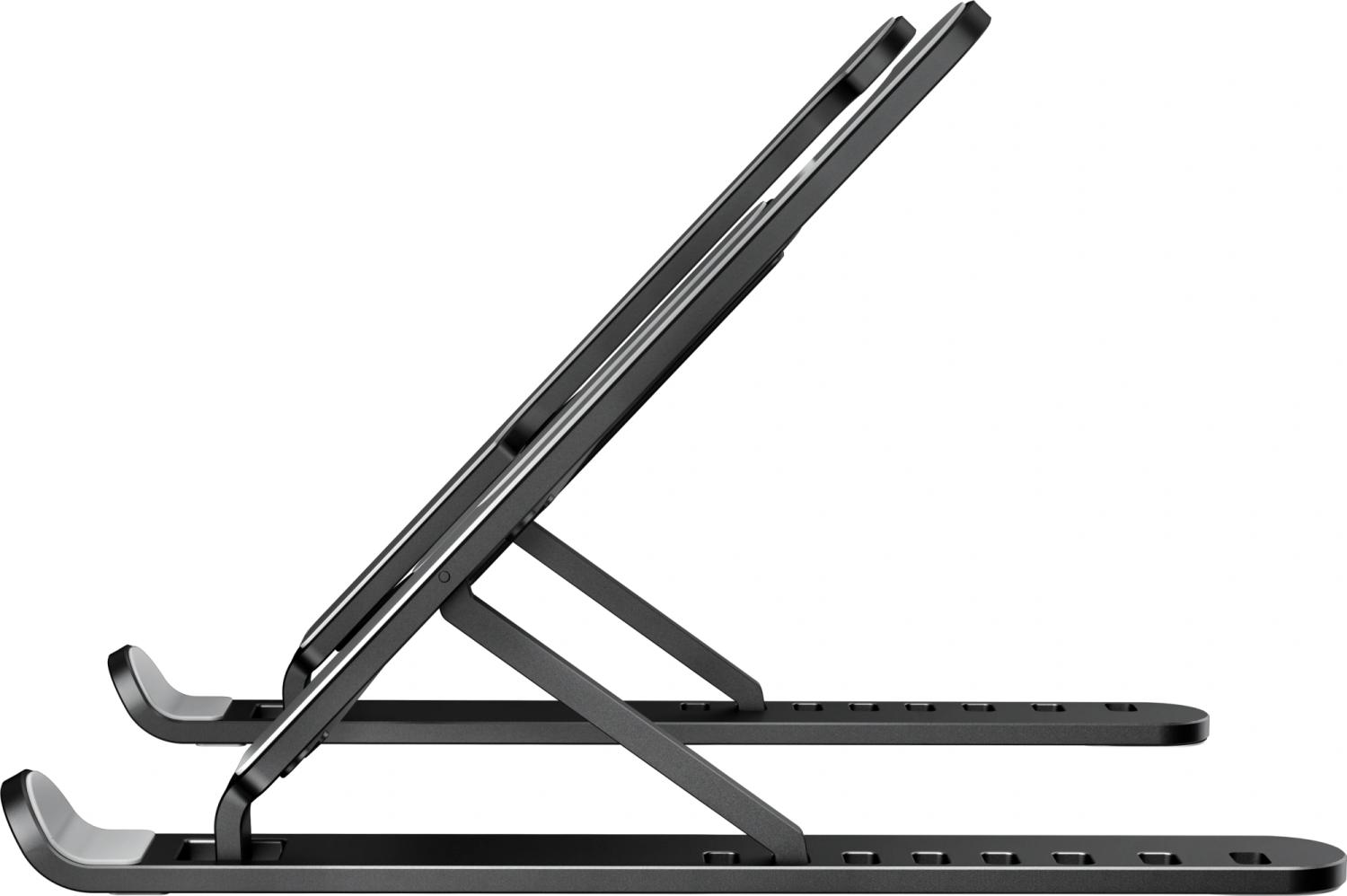 Подставка для ноутбука Buro BU-LS100 260x20x60мм 220г пластик ABS черный