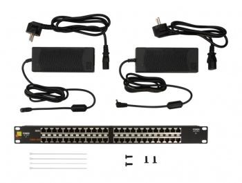 Патч-панель Lanmaster LAN-PP24-POE/A2 19" 1U 24xRJ45 кат.5e