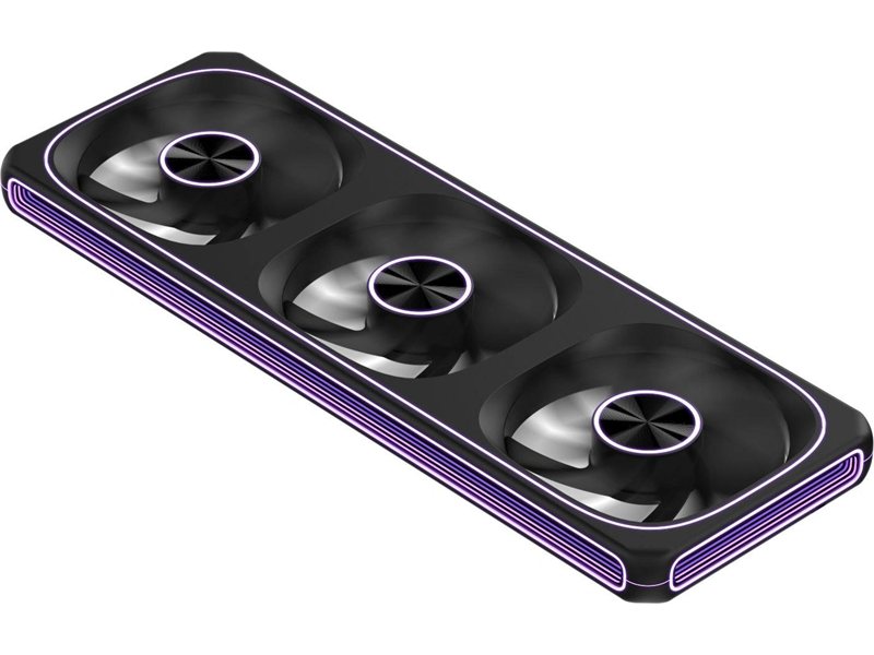 Вентилятор для корпуса Formula Air Fusion 3 ARGB 120х120x28 черный 4-pin 37.93дБ (упак.:3шт) (AIR FUSION 3 BK) Ret