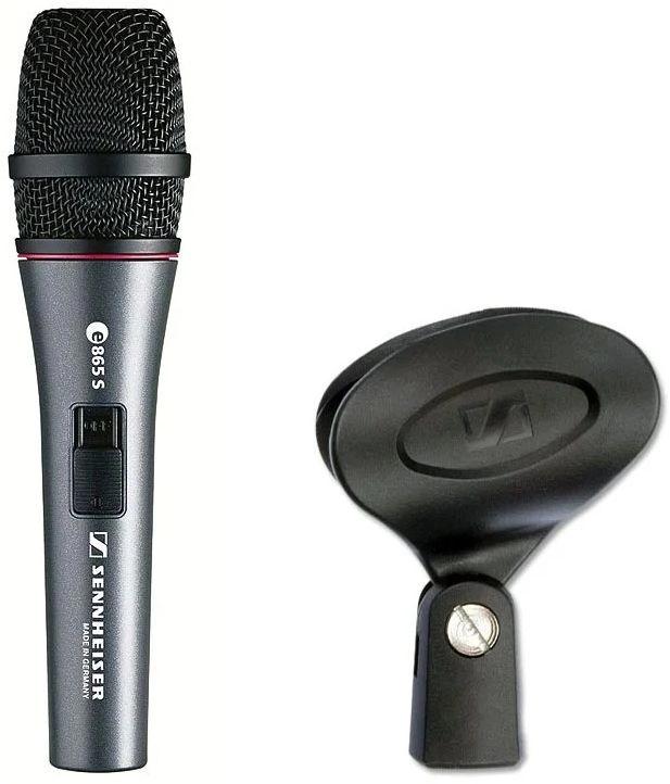Микрофон проводной Sennheiser E 865-S черный