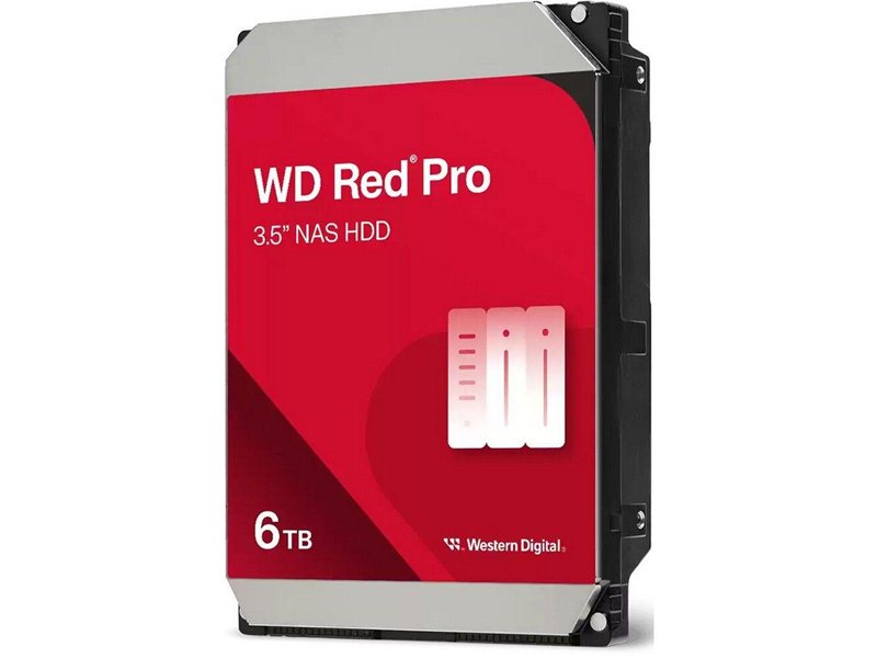 Жесткий диск WD SATA-III 6TB WD6005FFBX NAS Red Pro (7200rpm) 256Mb 3.5"