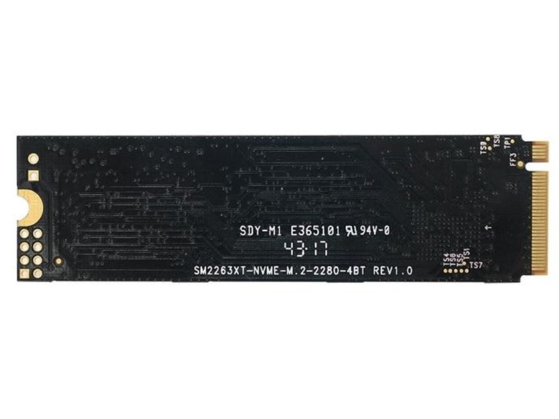Твердотельный накопитель/ Kingspec SSD NE-256 2280, 256GB, M.2(22x80mm), NVMe, PCIe 3.0 x4, R/W 2200/1300MB/s, IOPs н.д./н.д., TBW 250, DWPD 0.89 (3 года)