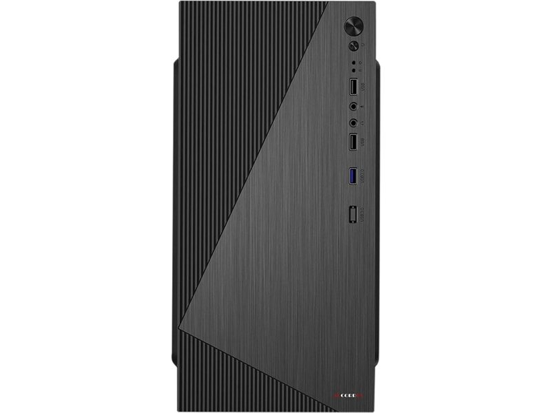 Корпус Accord ACC-XA09 черный без БП mATX 1x80mm 1x120mm 2xUSB2.0 1xUSB3.0 audio bott PSU