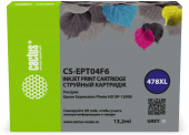 Картридж струйный Cactus CS-EPT04F6 478XL серый (13.2мл) для Epson Expression Photo HD XP-15000 с чипом
