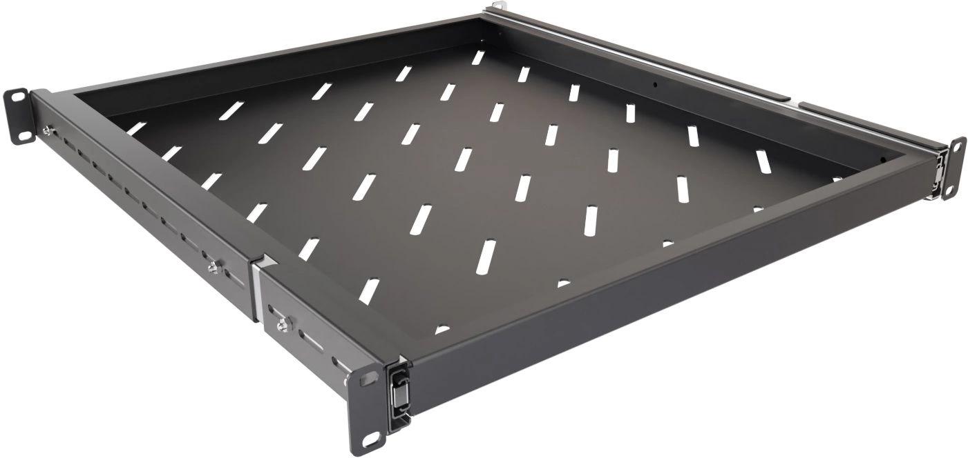 Полка выдвижная NTSS NTSS-MSKB-FS-800-BL 1U нагр.:20кг. 19" 500мм черный