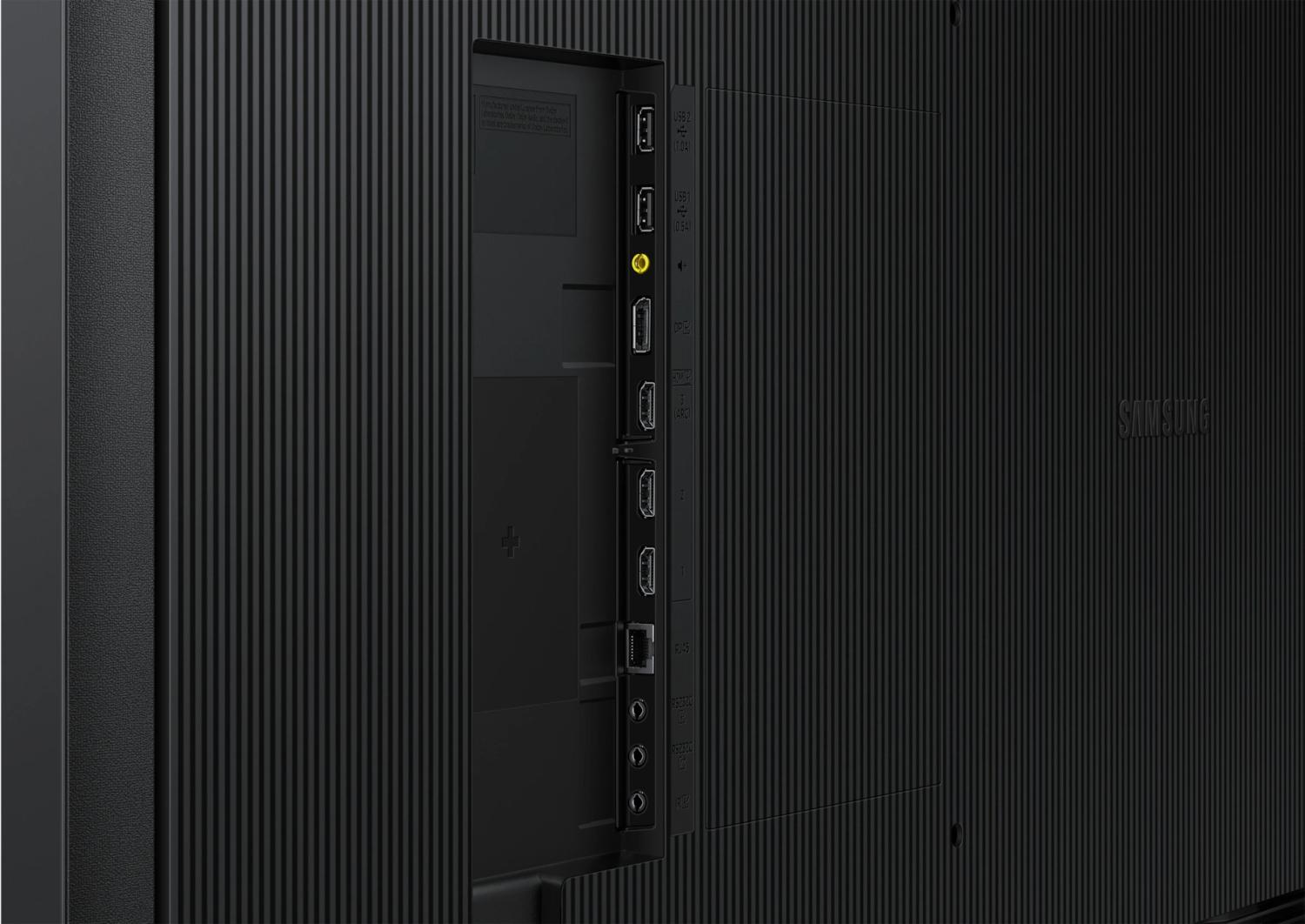 Панель Samsung 65" QM65C черный VA LED 16:9 DVI HDMI M/M матовая 4000:1 500cd 178гр/178гр 3840x2160 DP RCA Да 4K USB 24.9кг