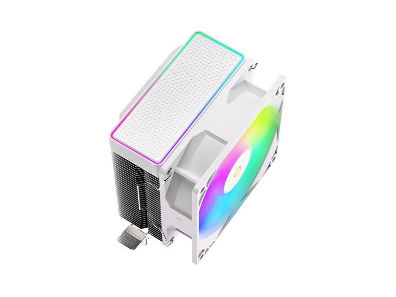 Кулер для процессора/ CPU Cooler Ocypus Gamma A20 WH ARGB (110W, 3-pin, 122.5mm, Al/Cu, 2x6mm, ARGB, 1x92mm, 32CFM, 21dBA, 1900RPM, S: 1851/1700/1200/115X, AM5/AM4, white)