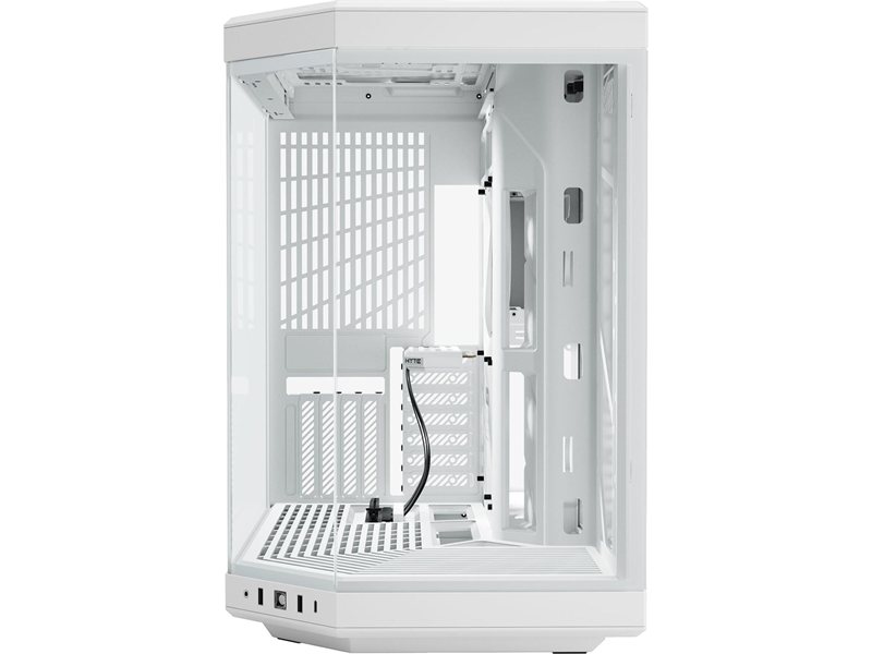 Корпус без блока питания/ Case HYTE Y70, Midi-Tower, TG, no fans, 2xUSB-A 3.2, 1xUSB Type-C, E-ATX, ATX, mATX, mITX Snow White