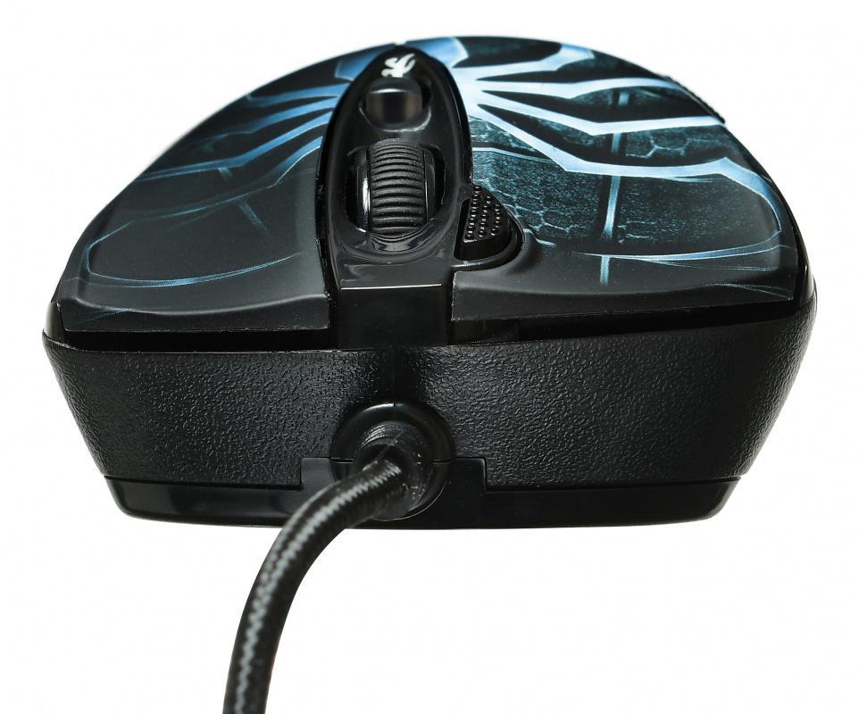 Мышь A4Tech Oscar Editor XL-747H рисунок/голубой лазерная 3600dpi USB 6but (XL-747H (BLUE SPIDER))