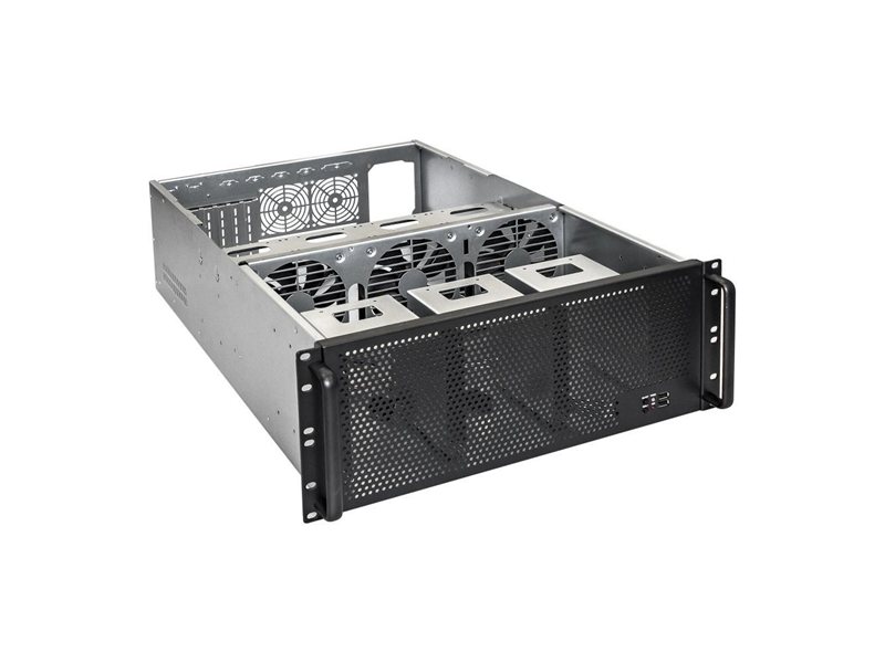 Exegate EX292259RUS Серверный корпус ExeGate Pro 4U650-18 <RM 19", высота 4U, глубина 650, без БП, USB>