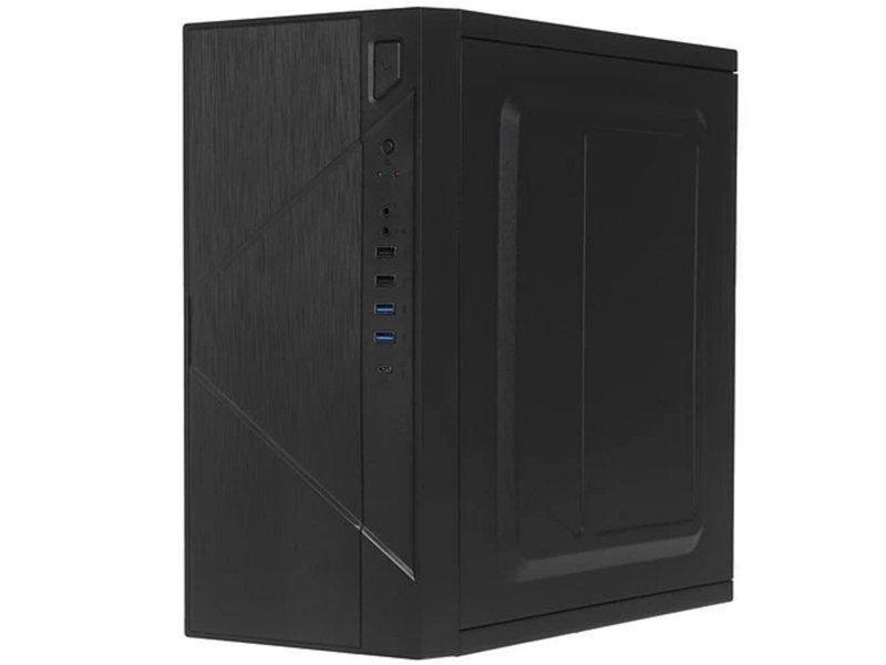 Foxline FZ-059-SX450R-U32C Case Forza mATX case, black, w/PSU 450W 12cm, w/2xUSB2.0, w/2xUSB3.0, w/1xType-C (USB2.0), w/pwr cord, w/o FAN
