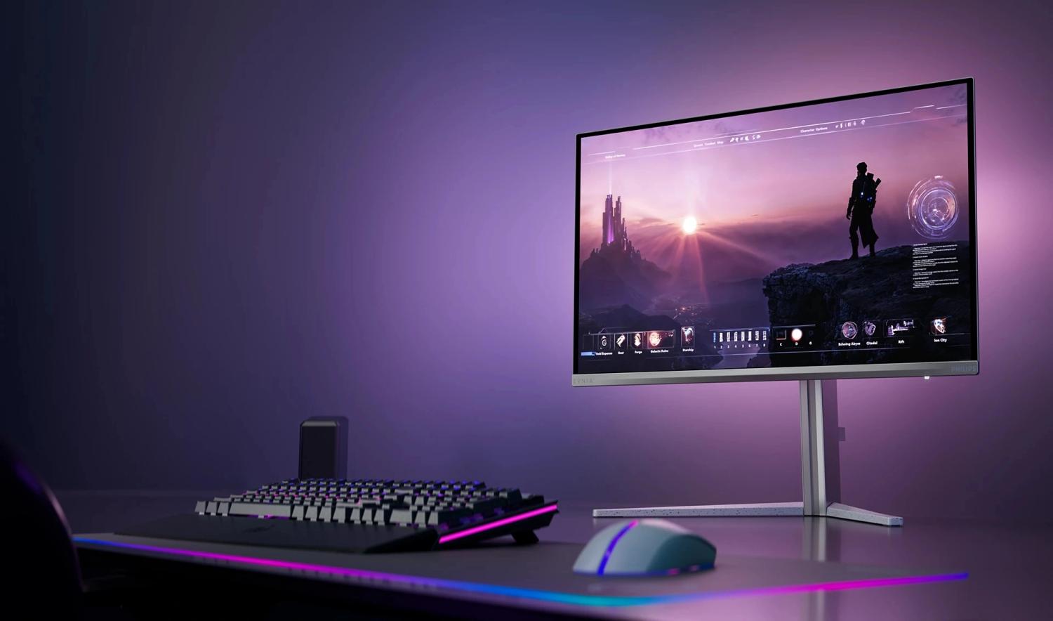 Монитор Philips 27" Evnia Gaming 27M2N8800 белый QD OLED LED 16:9 HDMI M/M матовая HAS Piv 250cd 178гр/178гр 3840x2160 240Hz FreeSync Premium Pro DP 4K USB 7.14кг