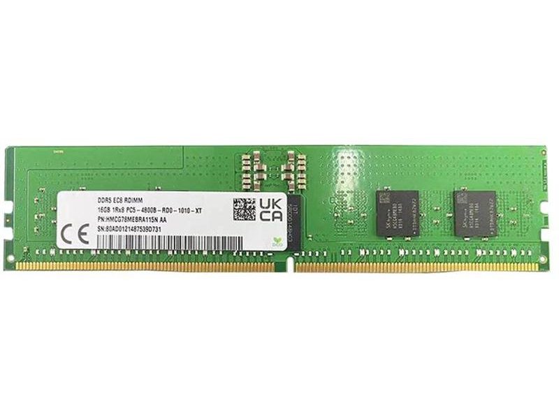 Оперативная память Hynix DDR5  16GB RDIMM 4800Mbps ECC Registered x8, 1 year, OEM, New Original