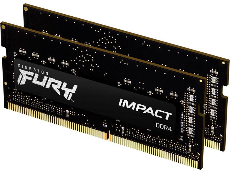Память DDR4 2x8Gb 3200MHz Kingston KF432S20IBK2/16 Fury Impact RTL PC4-25600 CL20 SO-DIMM 260-pin 1.2В single rank Ret