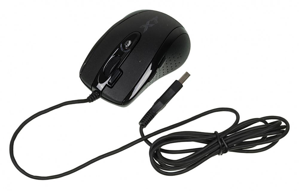 Мышь A4Tech X-710MK черный оптическая 2000dpi USB 7but (X-710MK USB)