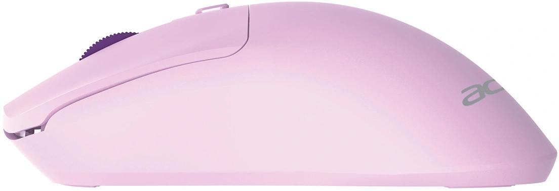 Мышь Acer OMR501 фиолетовый оптическая 1600dpi silent беспров. USB 4but (ZL.MCE11.017)