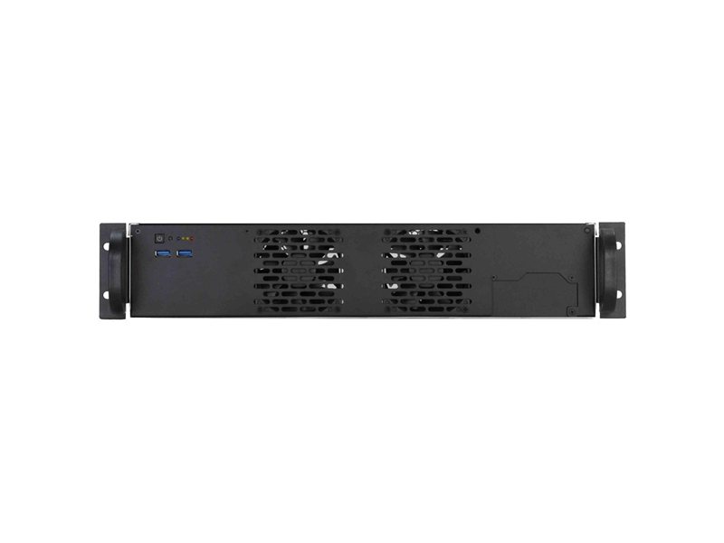 Procase RU230-B-0 Корпус 2U front/rear-access rack server case, черный, без блока питания, глубина 300мм, MB 12"x9.6"