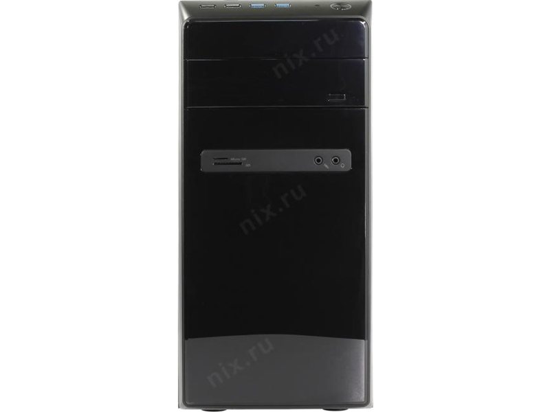Корпус Inwin ES726 черный 450W mATX 2x80mm 2xUSB2.0 2xUSB3.0 audio