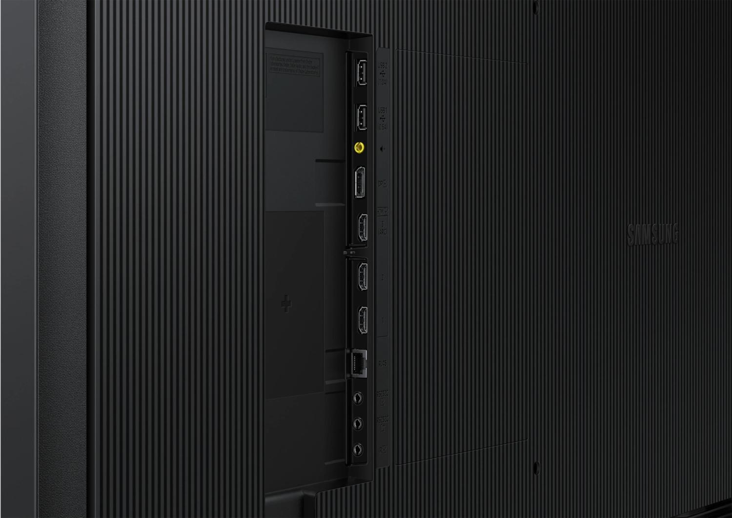 Панель Samsung 75" QM75C черный VA LED 16:9 DVI HDMI M/M матовая 4000:1 500cd 178гр/178гр 3840x2160 DP RCA Да 4K USB 33.4кг