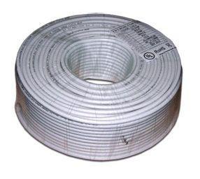 Кабель коаксиальный Lanmaster TWT-RG6U-CS48/1-WH RG-6/U FTP 75Om PVC внутренний 100м белый