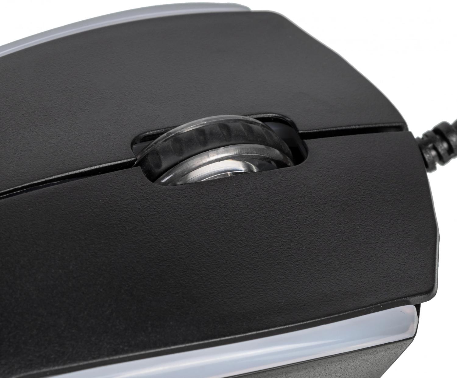Мышь Оклик 245M черный оптическая 1000dpi USB 3but (471479)