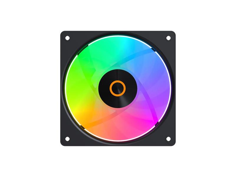 Вентилятор для корпуса Ocypus Gamma F12 Elite BK ARGB, 120x120x25mm, 4-PIN PWM, 600-1800 RPM, 26 DBA MAX, HYDRO BEARING