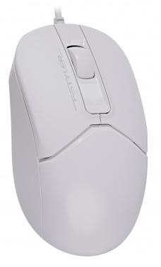Мышь A4Tech Fstyler FM12S белый оптическая 1200dpi silent USB 3but (FM12S WHITE)