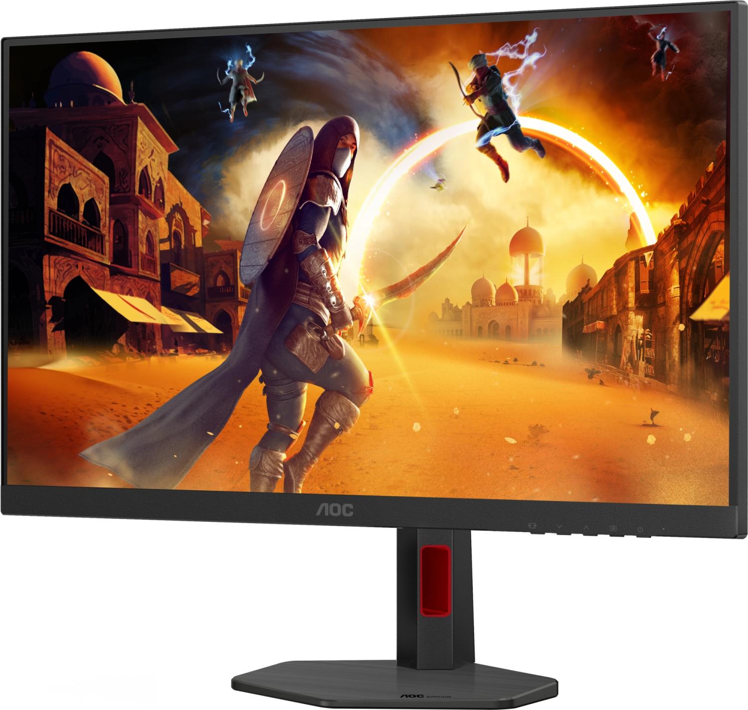 Монитор AOC 27" U27G4R черный/красный IPS LED 16:9 HDMI матовая HAS Piv 400cd 178гр/178гр 3840x2160 160Hz G-Sync DP 4K USB 6.35кг