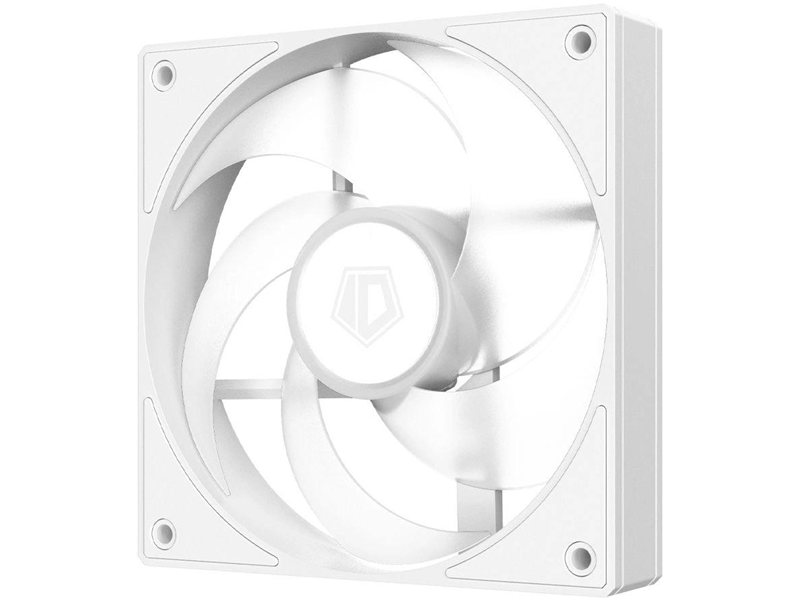 Вентилятор для корпуса ID-Cooling AS-120-W ARGB 120х120x25 белый 4-pin 27.2дБ (AS-120-ARGB-W) Ret