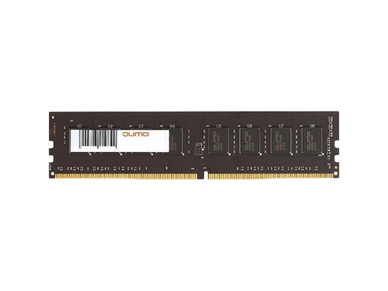 QUMO DDR4 DIMM 8GB QUM4U-8G3200NN22 PC4-25600, 3200MHz OEM 2Gx16 CL22 (4 чипа на плате) 288P 1,2V