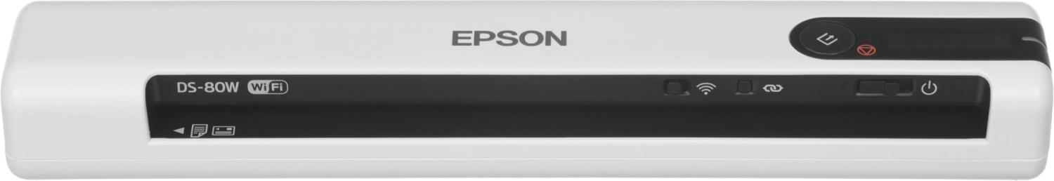 Сканер протяжный Epson WorkForce DS-80W (B11B253402) A4 белый