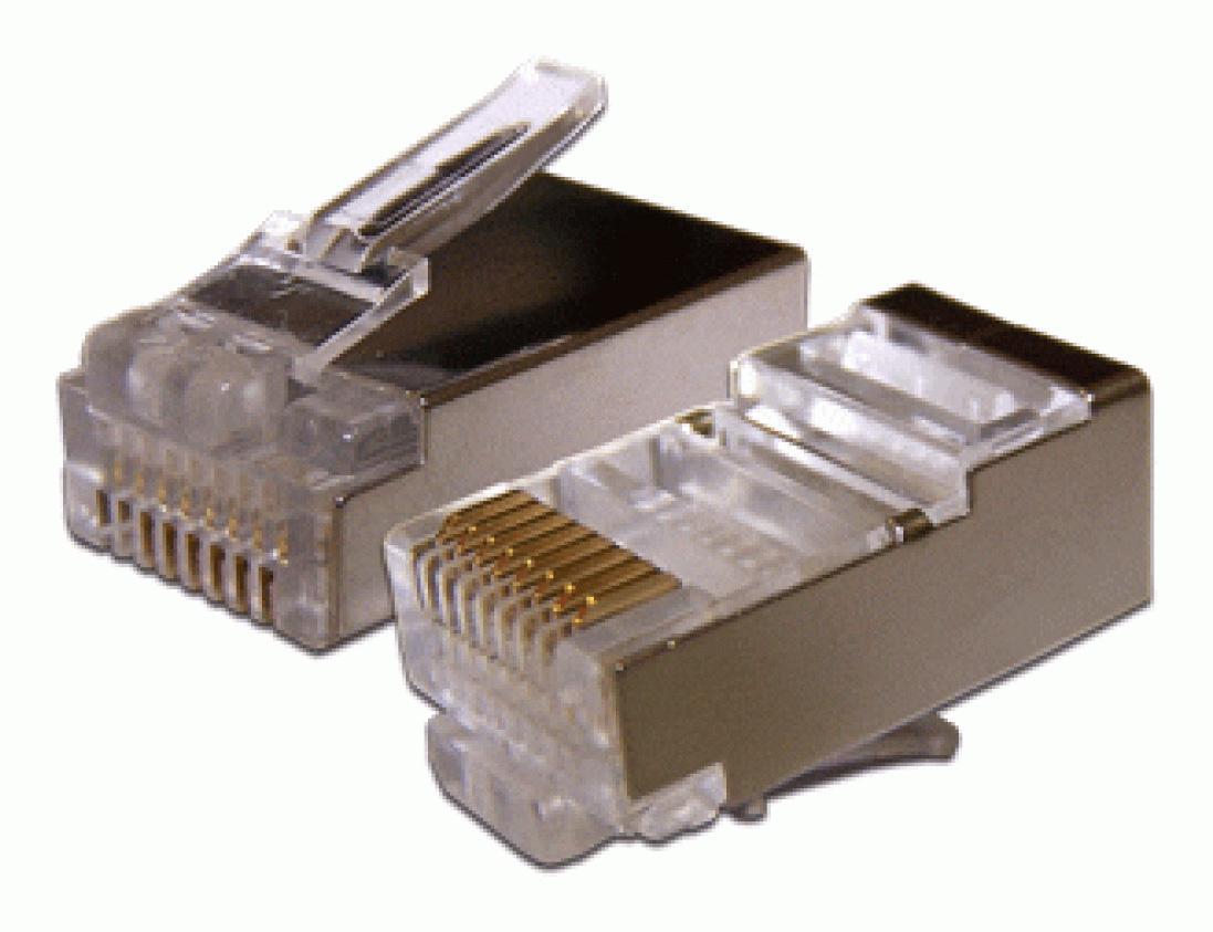 Коннектор Lanmaster (TWT-PL45/S-8P8C-6T) FTP кат.6 RJ45 (упак.:100шт)