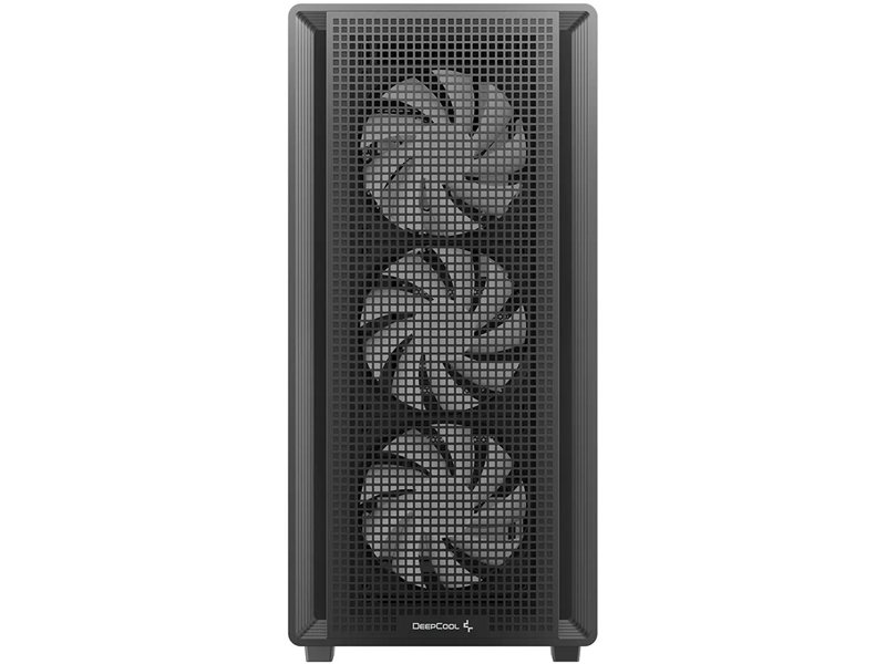 Корпус Deepcool CC550 4F черный без БП ATX 4x120mm 5x140mm 1xUSB2.0 1xUSB3.0 audio bott PSU