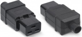 Вилка Cabeus IEC-320-C19 черный