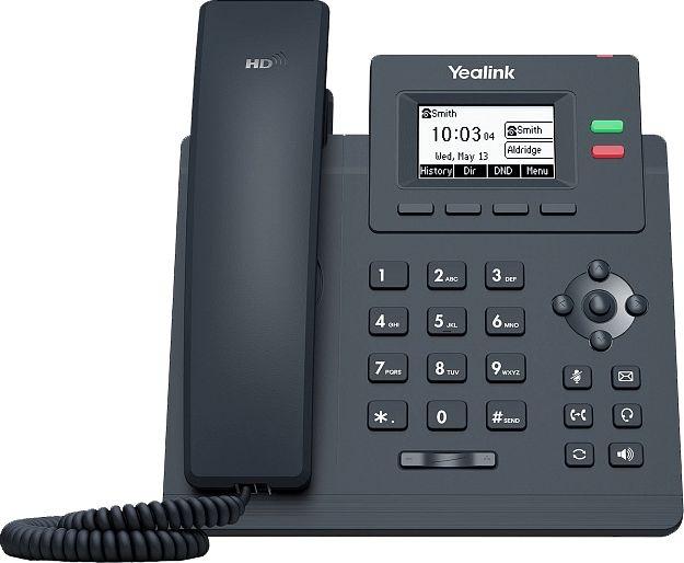 Телефон IP Yealink SIP-T31P без блока питания черный (SIP-T31P WITHOUT PSU)